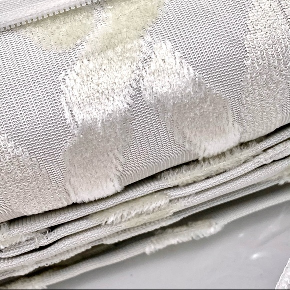 NWT Ivory Trellis Blackout Window Curtain Panels - Picture 9 of 14